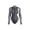 FW23 Hollow Design Sports Tight Fitness Bodysuit Women Bodysuit Black White IB1255
