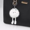 1Pc Cartoon Plush Briquettes Key Ring Keychain Creative Trendy Exquisite Cute Doll Key Ring Car Key Accessories Bag Pendant