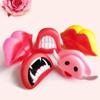 Funny Sound Squeaky Prank Chew Toys Devil's Lip Soother Dummy Pacifier Dog Toys Dog Pacifier