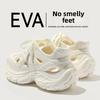 Height Increasing Hole Shoes for Women and Men, Thick Soled Beach and Seaside Anti Slip EVA Anti Odor Toe Cap Cool Mop for Women and Men