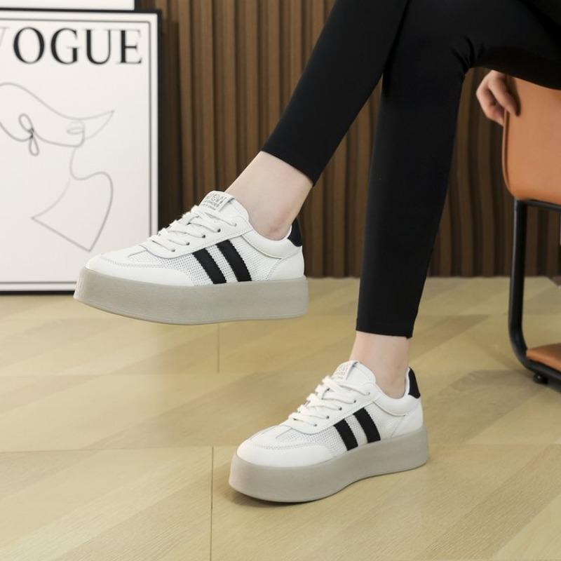 New Fashion Summer Women Shoes Comfortable Sneakers Breathable Mesh White Shoes Outdoor Casual Shoes Ladies Flat Loafers
