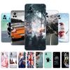 For Vivo V21 Case For Vivo V21e 4G Soft Case Silicon Back Cover For VIVO V 21 E VivoV21 4G 5G Coque TPU Bumper Snow Christmas