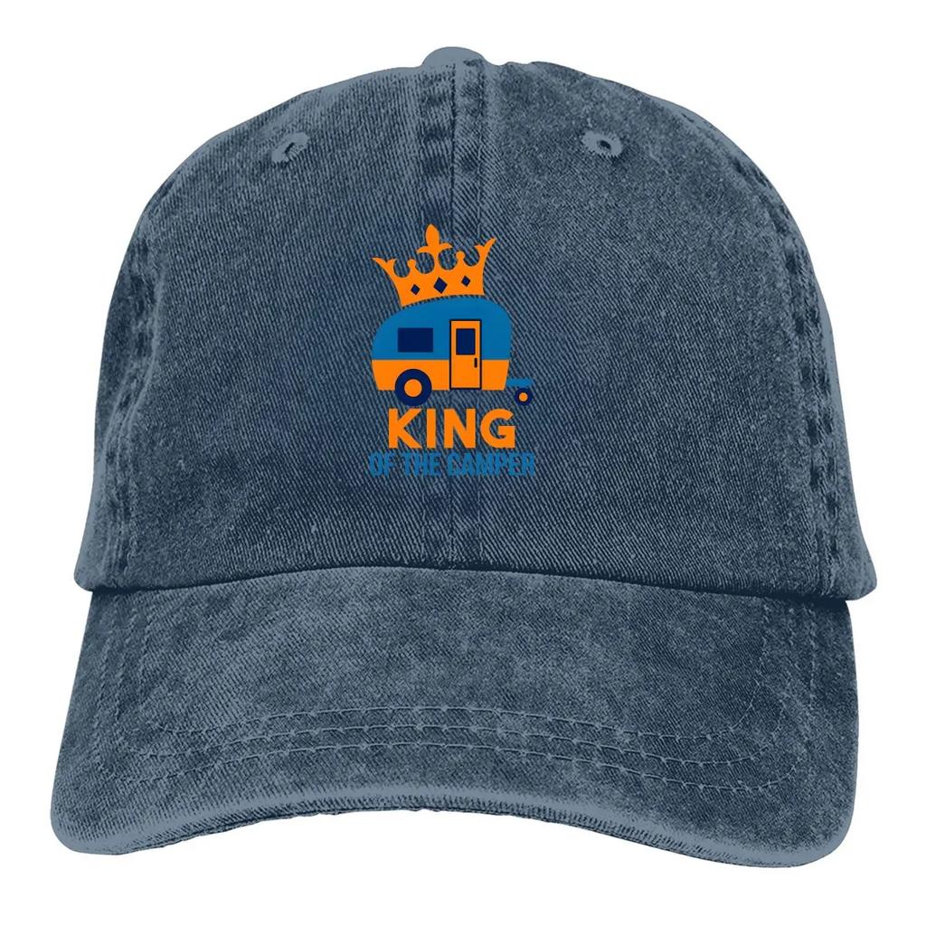 Summer Cap Sun Visor Kinf Of The Camper Hip Hop Caps Camper Camping Cowboy Hat Peaked Hats