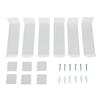 6pcs Acrylic Headband Holder Wall Clear Hanging Headband Organizer Storage Wall Mounted Headband