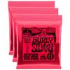 Cordes De Guitare Électrique - ERNIE BALL - 3226 - Burly Slinky 11-52 - Pack De 3 - Acier Nickelé