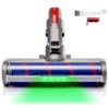 Cleaner Head Soft Roller Brush for Dyson V7 V8 V10 V11 G5 Cordless Vacuum Attachment with Dust LED Lights for Hard Floor