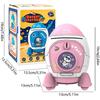 Children's Cartoon Space Rocket Piggy Bank Toy For Boys And Girls With Large Capacity For Storing Money, A Holiday Gift
