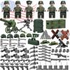 Dilong Dl71020 World War Ii Series Military Building Block Boy Fighting Pacific Sandbag Paratrooper Boy Building Block
