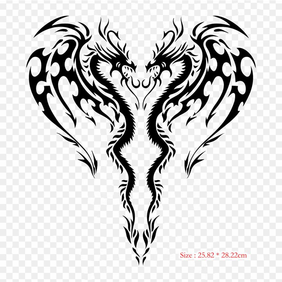 Dragon Graphics Kids Dragon Drawing Iron On Heat Transfer Printing Vinyl Patches Sticker for Clothes DIY Appliques Washable Patches