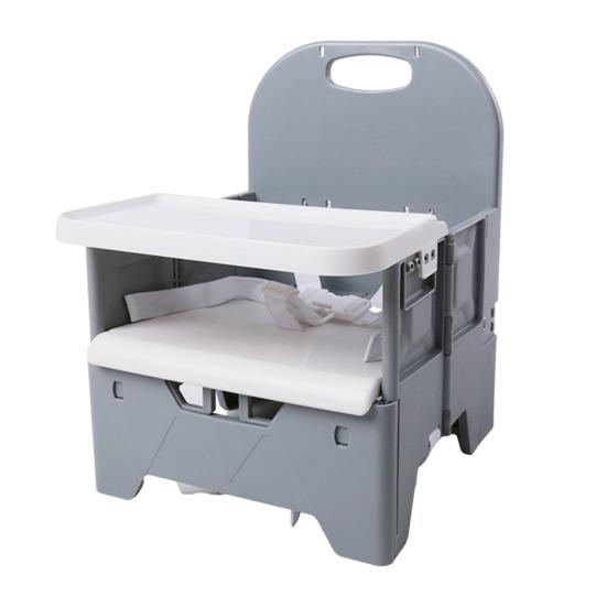 Baby Dining Table Chair Plastic Waterproof Adjustable Harness Foldable Baby High Chair Kitchen Supplies