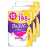 WHISPER Double Guard 198 Pads Pads X 3 Incontinence Pads for Moisture 2-in-1 Pads, 15cc, (66 Packs) (Absorbent Pads, Women) [Discharge & Care]
