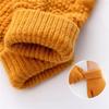 Women Fashion Winter Touch Screen Gloves Warm Stretch Knit Full Finger Mittens Crochet Thicken Gloves