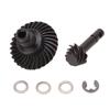 RC Bevel Gear Set 8T 30T Reverse Steel High Strength Wear Resistance RC Helical Bevel Gear Kit for Axial 1 10 Car