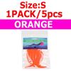 5PCS/Pack Size S Magnum's Dragon Tail for Pike Musky Strearmer Fly Saltwater Fishing Bait Fish Fly Tying Material