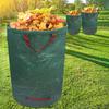 Garden Waste Bag 60L-500L Large Capacity Garden Bag Reusable Waterproof Leaf Sack Storage Collection Container For Garden Yard