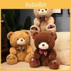 Bow Plaid Teddy Bear Plush Toy Cartoon Love Card Girl Valentine Day Gifts Dolls