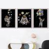 Space Man Planet Astronaut Star Abstract Wall Art Canvas Painting Nordic Posters And Prints Wall Pictures For Living Room Decor