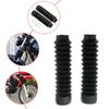 2PCS Motorcycle Rubber Front Fork Dust Cover Gaiters Gators Boots Universal UK