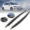 Front Headlight Eyelid Eyebrow Cover Trim Black For VW Golf MK7 Golf R GTI GTD