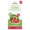 Swanson Simply Hydrate, Electrolyte Hydration Mix, Watermelon, 8 Stick Packs, 6.2 G (0.22 Oz) Each