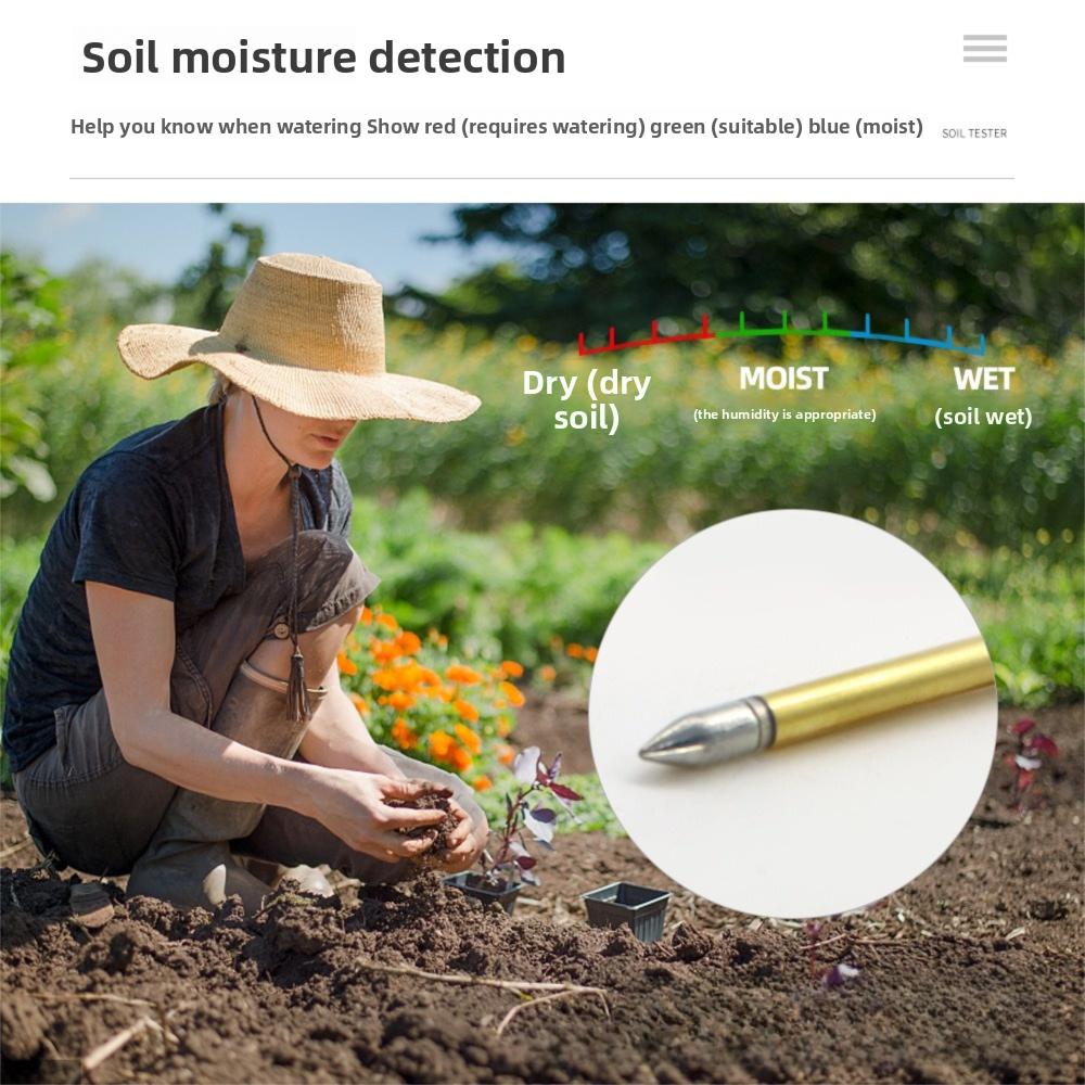 Portable 3in-1 Soil Test Kit Accurate Acidity Sensor New Soil Detector  Outdoor Plants
