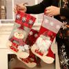 Christmas Stocking Large Xmas Gift Bags Fireplace Decoration Socks Christmas Decor
