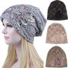 Women Lace Flower Slouchy Baggy Head Cap Chemo Beanie Cancer Hat Turban