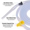 2L Silicone Home Enema Kit with 4 Nozzle Options for Intestinal Cleansing