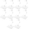 Nanomaru Universal Plastic Model Figure 3mm Clear Acrylic Display Bases for Scale Gundam Model Action and Dioramas Stands, 1/144 Kits, Bases,