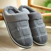 Men's Warm Slippers Fuzzy Comfy Non-Slip Casual Slippers for Indoor Slippers
