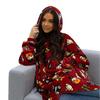 Unisex Adult Charm Fleece Sherpa Lined Oversized Blanket Hoodie