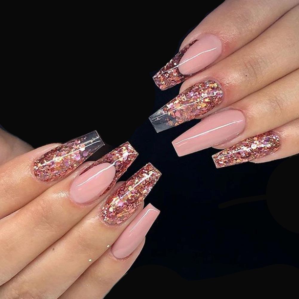 12 Grids Irregular Ultra-thin Manicure Flake Glitter Nail Art