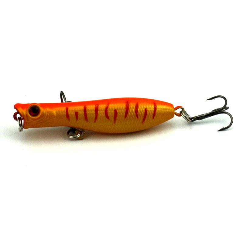 1pc Hengjia 5.5g/6cm Topwater Popper Fishing Bait Hard Plastic Fishing Lure