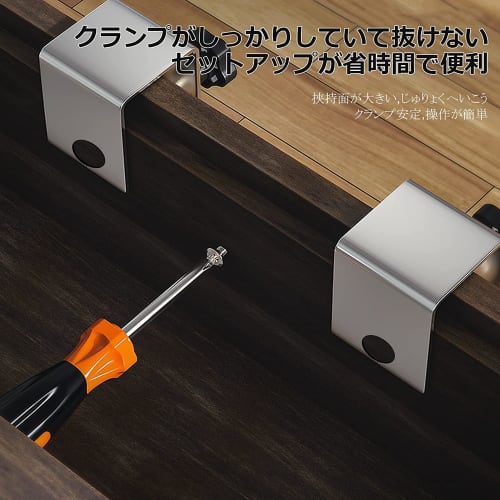 Ziyue Adjustable C-Shaped Clamps for Desks, Cabinets, and More, Set of 4, for Fixing Brackets, Reinforcement Hardware, DIY Work Tools