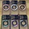 Applicable To IPhone 15 Leakage Mark Magnetic Plating Mobile Phone Case Apple 14 Full-pack Lens Protection Case