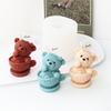 3D Cartoon Animal Silicone Candle Mold DIY Cute Cup Teddy Bear Elephant Candle Making Supplies Soap Resin Mould Craft Home Decor