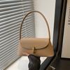 Niche Retro Simple Underarm Baguette Bag 2025 New Fashion High-end Bag Texture Versatile Shoulder Bag Tide