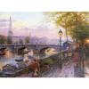 Europe Retro Landscape Christmas Snow Scene Canvas Painting Prints Paris London Posters Print for Living Room Home Decor No Frame