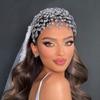 Crystal Rhinestone Head Piece Wedding Dress Up Bridal Accessories Head Jewelry