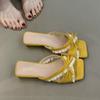 Женские тапочки Туфли на каблуке Летнее платье Повседневные лодочки Дизайнерские женские сандалии 2025 Новый тренд Бренд Уютные женские Zapatillas