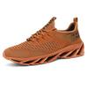 Spring/Autumn Men's Large Size Blade-soled Shoes Flying Weave Fitness Jogging Shoes