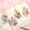 With Tassel Pendant Bookmarks Hollow Pagination Mark Retro Book Clip  Book Lovers