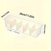 5 Grids Large Clear Plastic Cable Organizer Box Compartment Storage Case Wires Batteries Office School Home Desk Accessories