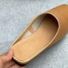 Fashion GKTINOO 2025 Summer New Genuine Leather Soft Sole Flat Slippers Retro Solid Color Versatile Women's Shoes Outside Slides