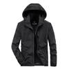 Autumn and Winter Loose Jacket Men's Youth Casual Outdoor Hooded Large Size Elastic Jacket Thin Jacket