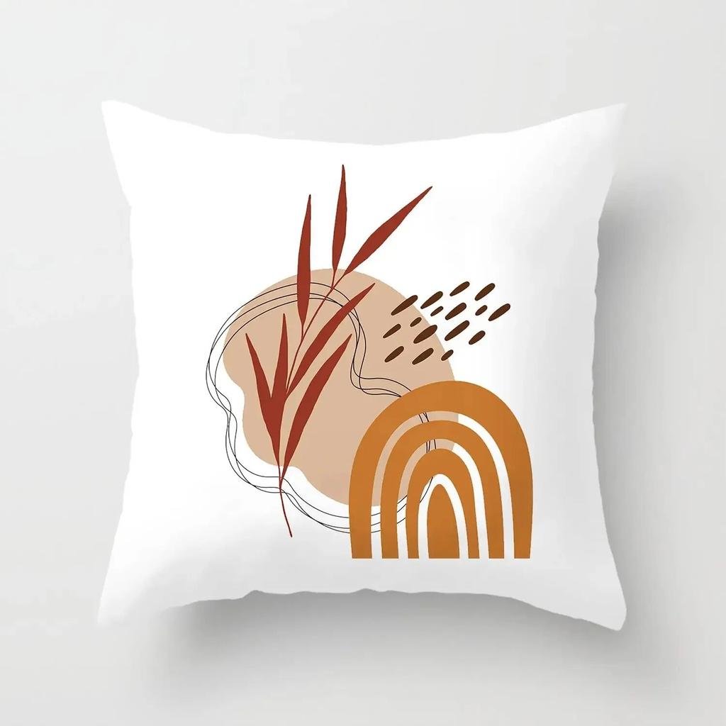 Bohemian Home Decor Pillow Case Abstract Simple Geometric Print Throw Pillow Case Bedroom Room Living Room Sofa Cushion Cover