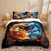 Animation Series 3D Digital Printing Three-Piece Bedding Kit Bed Sheet Quilt Cover