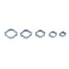 40PCS Double Ear Hose Clips Water Fuel Air Clamps for 5-15MM Zinc Plated Assortment Box With Clamp Pliers
