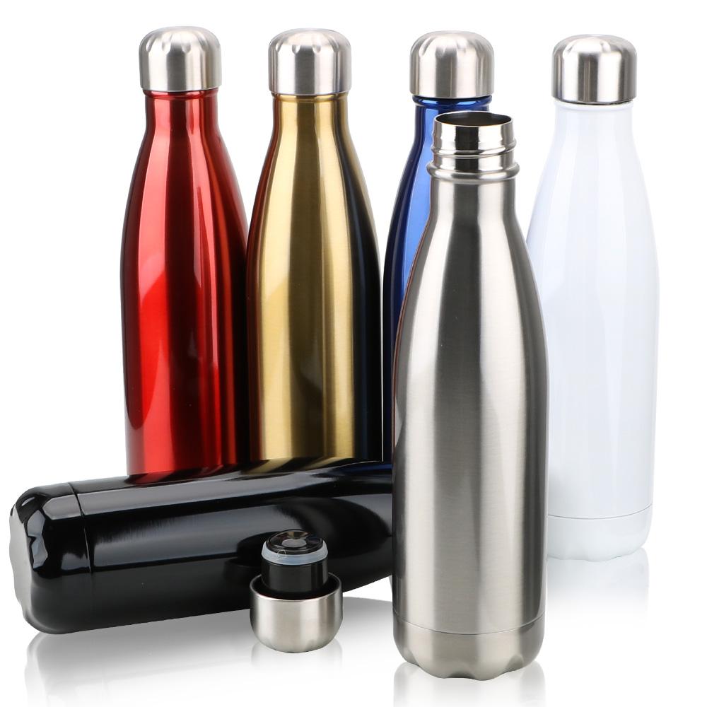 For Sport Bottles Double-Wall Insulated Vacuum Flask 500ml BPA Free Thermos Stainless Steel Water Bottle