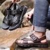 Men's Outdoor Sandals, New Summer Waterproof, Non-slip, Soft-soled Driving Beach Shoes, Dual-purpose Sandals and Slippers